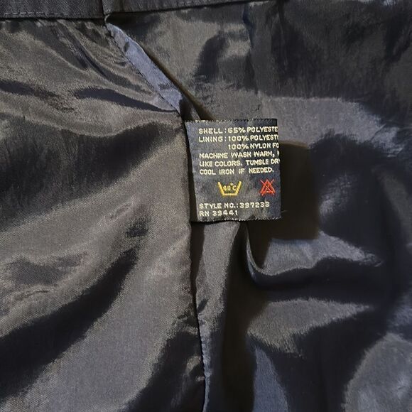 Pacific Trail 1X Green Navy Cotton Blend Canvas Material Rain Utility Jacket - Picture 15 of 16